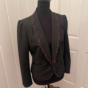 LOFT Black Jacket with Stylish Trim